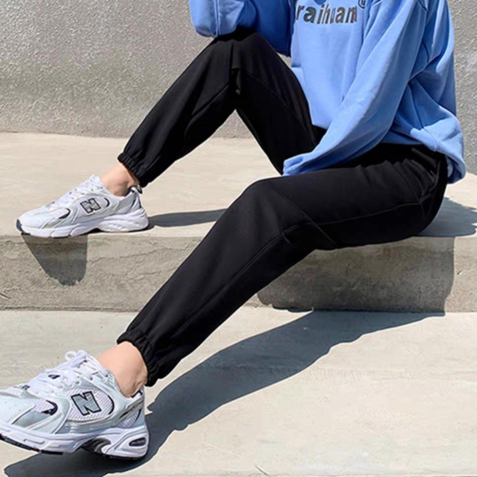 レディース パンツ ボトムス ジョガーパンツ フルレングス ストレート ストリート ポケット ハイウエスト ドロスト きれいめ シンプル カジュアル おしゃれ かっこいい レトロ ラフ メンズライク