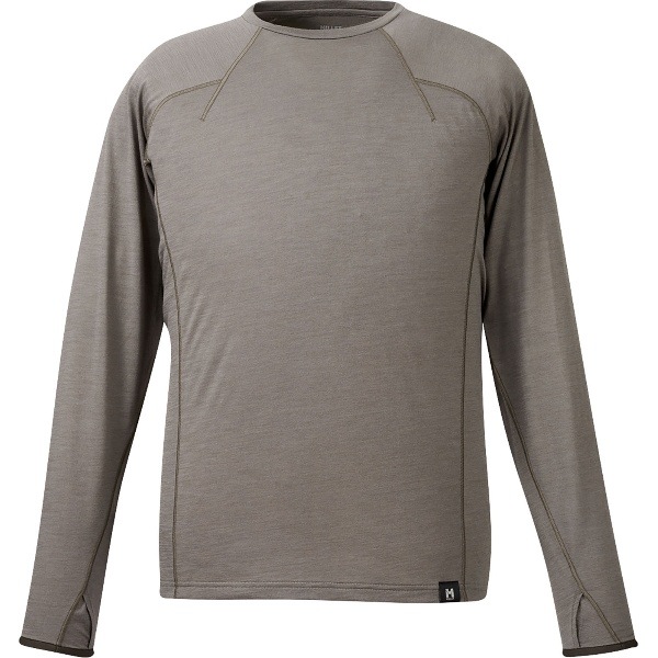 MILLET ミレー ウビック ウール クルー ロングスリーブ アウトドア ロングTシャツメンズ MIV03184-N9904 長袖
