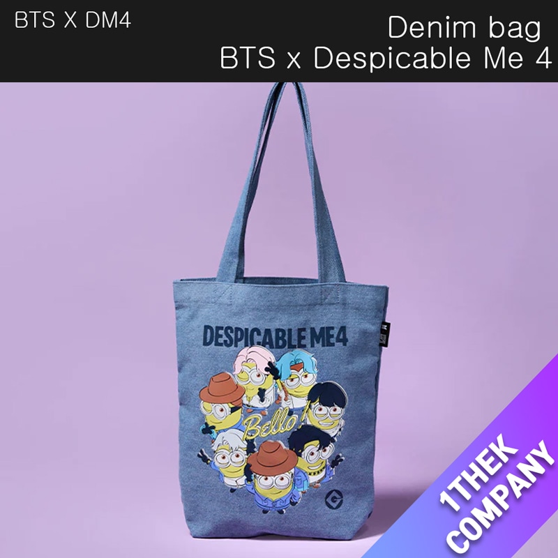 （Denim bag）BTS x Despicable Me 4 BTS X DM4 「Permission to Dance」