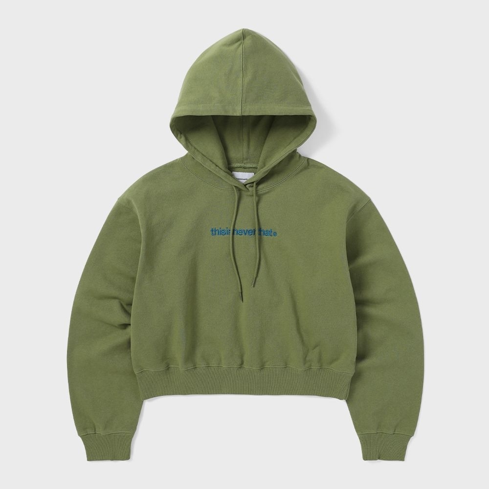 ディス・イズ・ネヴァー・ザット T-ロゴ W パーカーモスグリーン