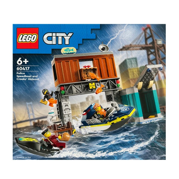 60417 レゴシティ警察 スピードボートと泥棒の隠れ家