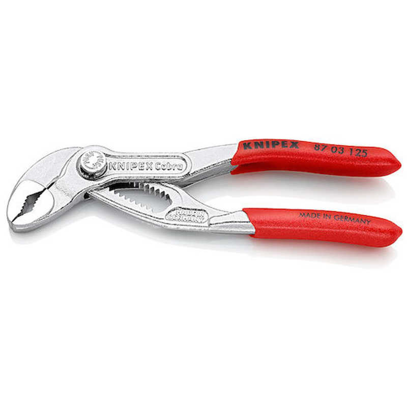 KNIPEX社　ウォｰタｰポンププライヤｰ コブラ 125mm　8703125