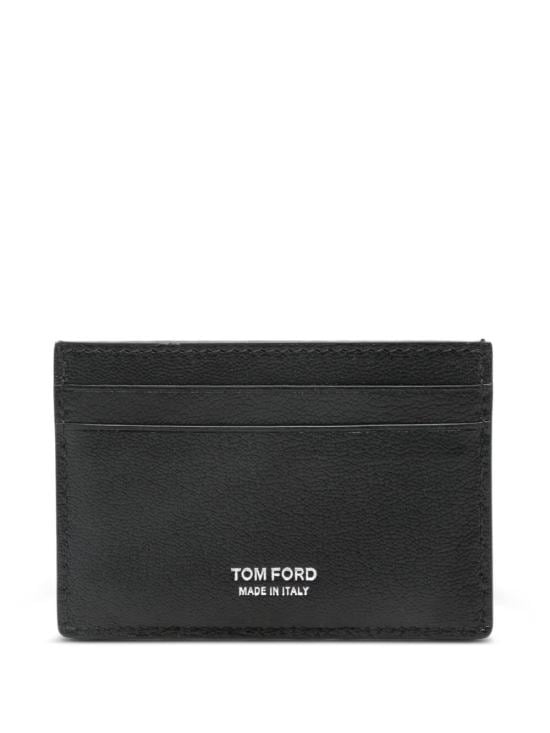 TOMFORD Men Business Card Wallet YH413 LGO033S NAA BLACK