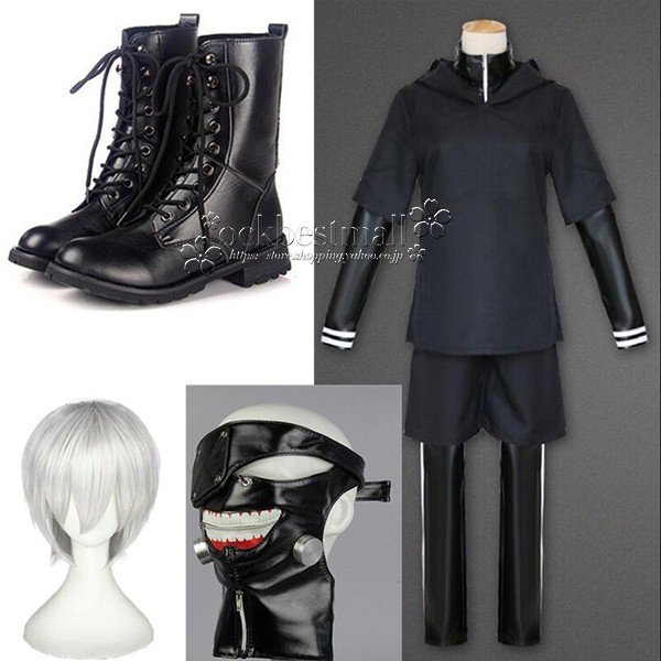 東京喰種トーキョーグール：re 風 佐々木琲世/金木研 コスプレ衣装 ウィッグ 靴 cosplay 7,700円