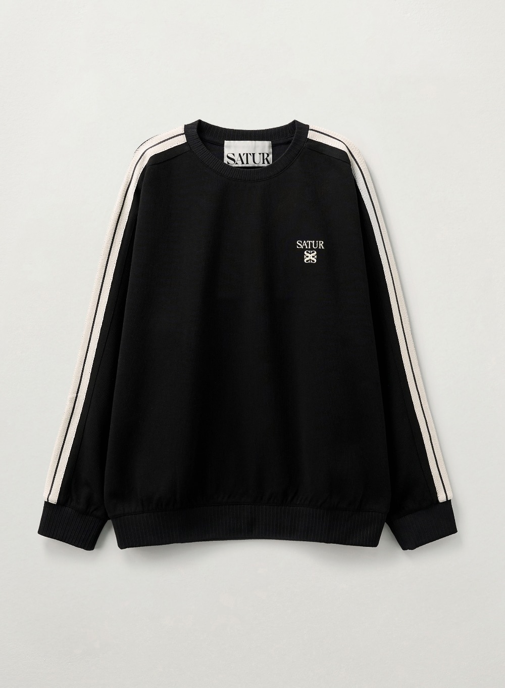 【SATUR】 LATON SWEATSHIRT : BLACK