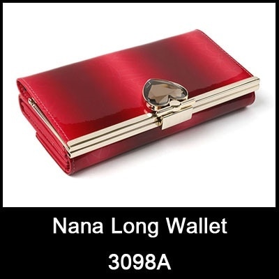 送料無料 Nana Long Wallet 3098A Omnia 70%80 % OFF100% 正規品100%イタリア産の天然皮革/ミラノブランドHANDMADE