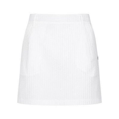 MASTER BUNNY EDITION正規品 レディース ストライプリンクルミニスカート