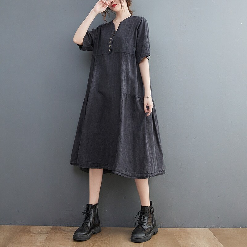 新型ファッション復古V襟のゆったりしてやせている綿の質の快適なカウボーイのを現しますJG