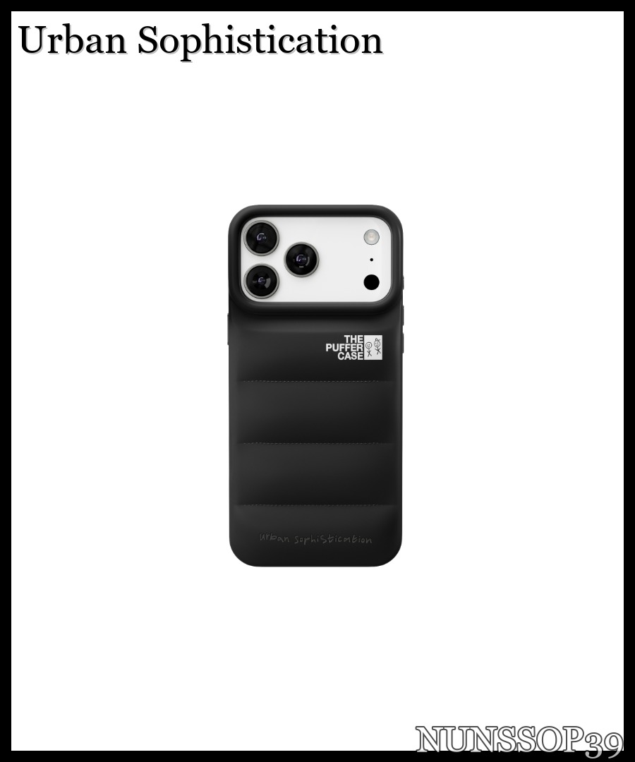 Urban Sophistication THE PUFFER CASE - BLACK