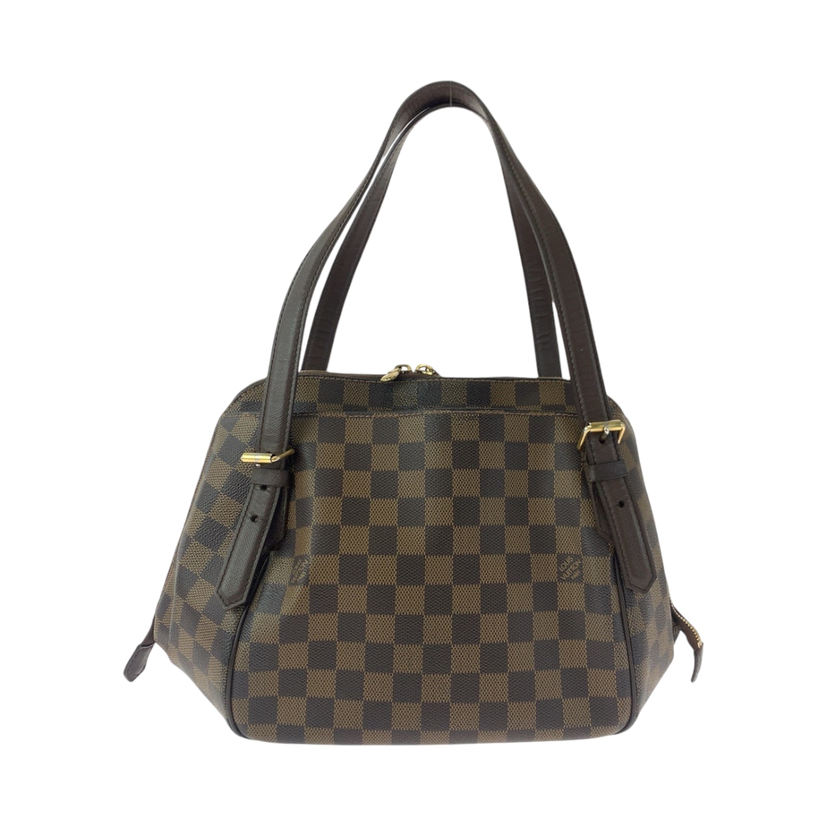 ダミエ エベヌ べレムMM ブラウン ゴールド金具 PVC N51174 ハンドバッグ ショルダーバッグ レディース 410777