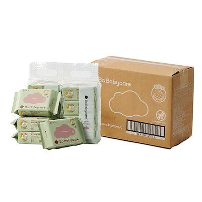 他サイト： 【bc babycare】おしりふき 20枚入り 12パック おでかけ 赤ちゃん お尻拭き 厚手 ウェットティッシュ ウェットワイプ 手口ふき 無添加 純水99.9％ コンパクト お出かけ (20枚入の商品画像