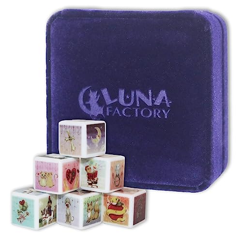 ルノルマンダイス LUNA’s Lenormand DICE ルナズ ルノルマン ダイス 占い【日本語解説書付き】