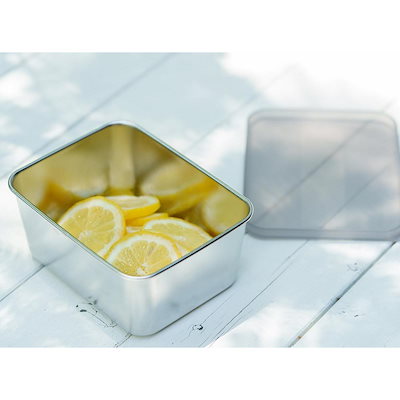 他サイト： ヨシカワ EAトCO(イイトコ) Youki food container ヨウキ／フードコンテナ ブラウン AS0036　日本製 18-8ステンレスの商品画像