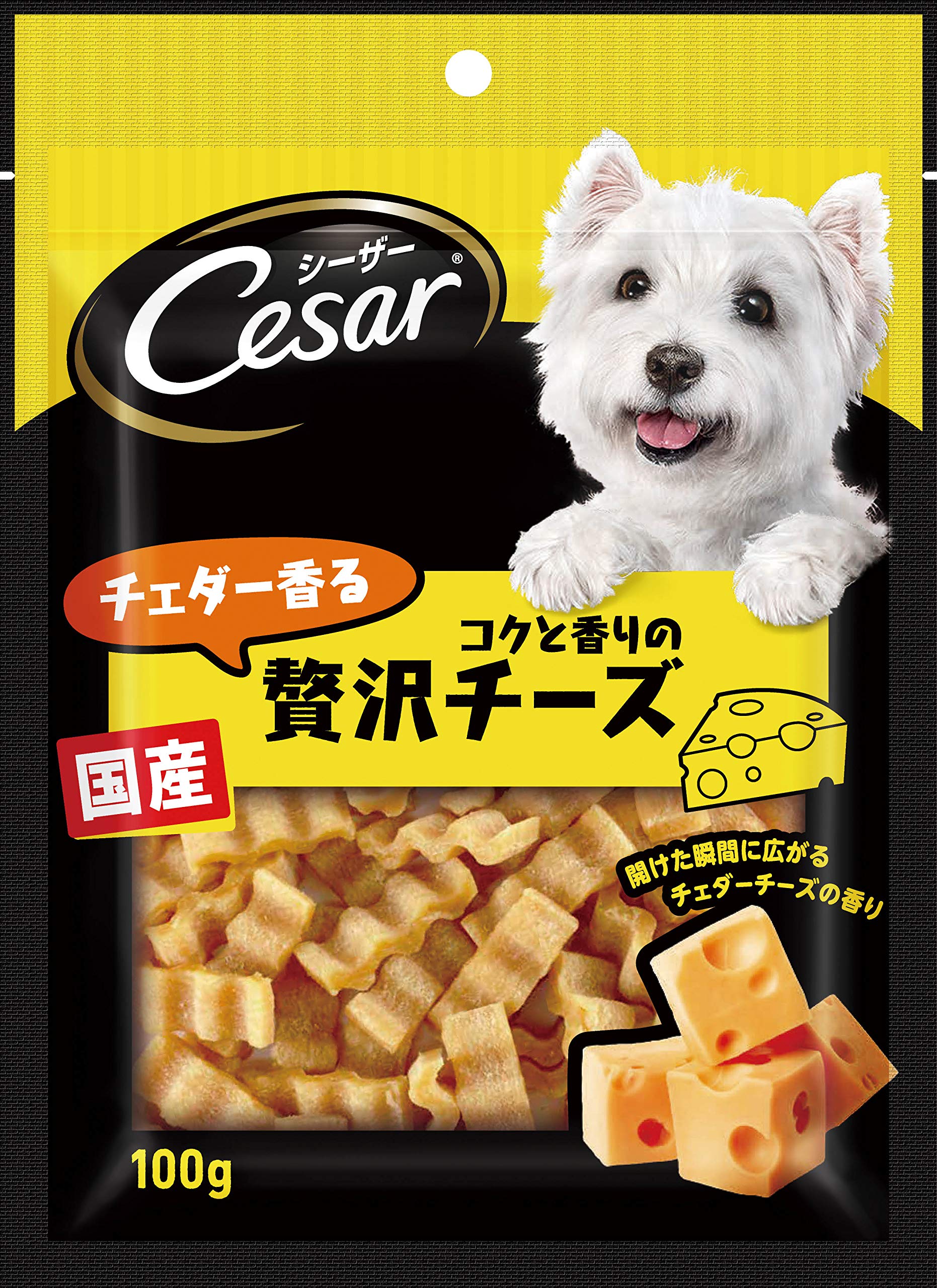 シーザー スナック 成犬用 100g×36袋 チェダー香るコクと香りの贅沢チーズ おやつ ドッグフード 犬 Cesar 大容量 ケース販売