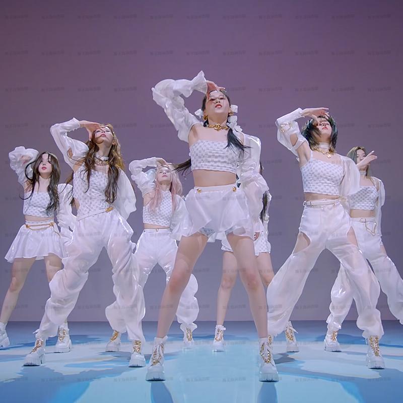 Nmixx韓国ガールズグループ同公演衣装2023新作ジャズダンスと歌衣装学生春夏公演衣装