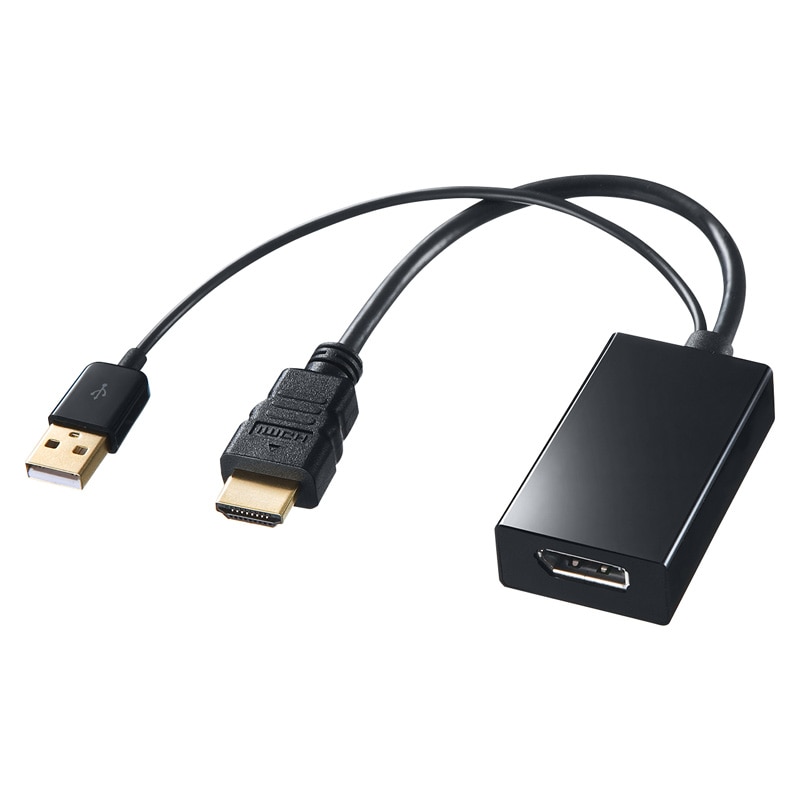 HDMI-DisplayPort変換アダプタ 1080p AD-DPFHD01