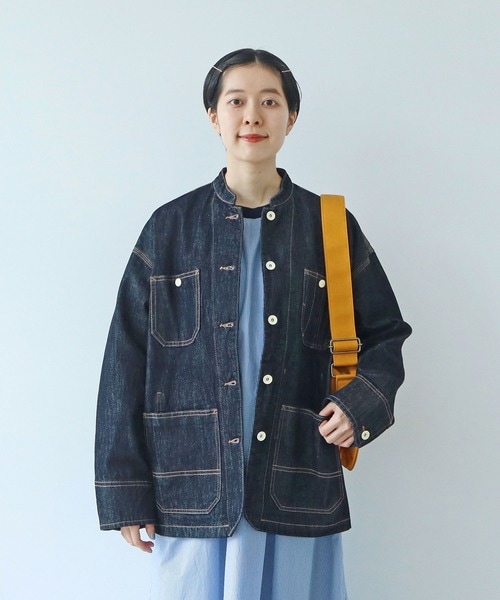 ジャケット カバーオール 12.5OZデニム カバーオール レディース