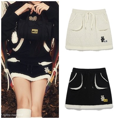 WITTY BUNNY NOMAD FUR MINI SKIRT
