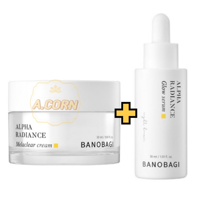 [アルファラディアンスセット]メラクリアクリーム50 ml+グローセラム 30ml /くすみケア /アルファアルブチン/ホワイトニング/シミケア/ ツヤ肌/白玉肌/韓国コスメ