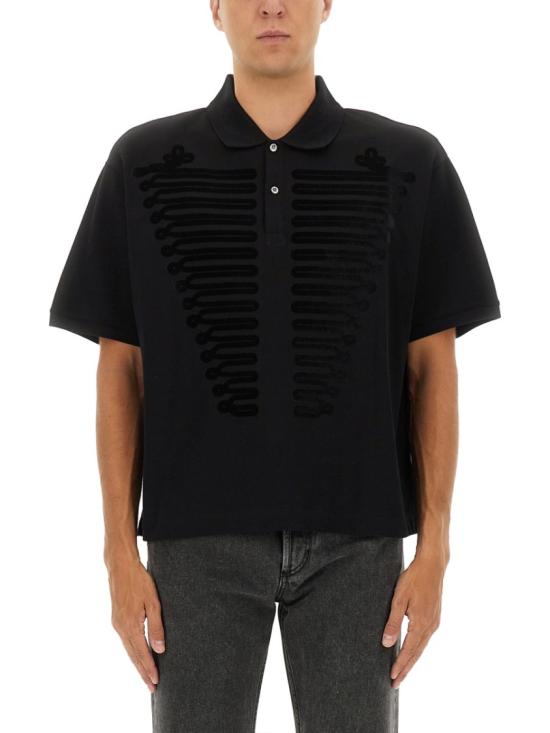ALEXANDER MCQUEEN Men Polo Shirts 847737 QTAD20548 Black