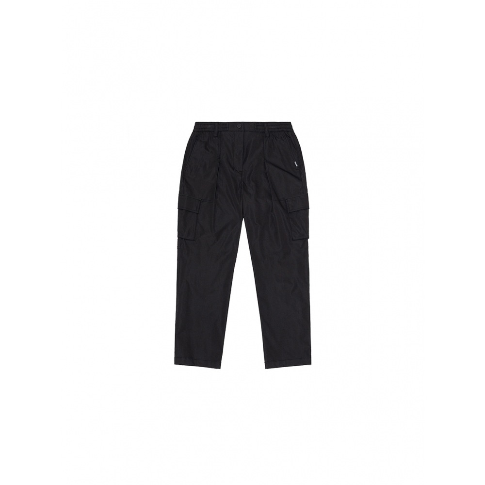 コダックアパレルエッセンシャルテーパードカーゴパンツ女性用ブラック