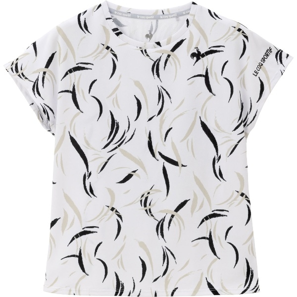 ルコック Le coq sportif グラフィックゲームシャツ テニス ゲームシャツ ウィメンズ LN4FHT31L-WH00 レディース 半袖