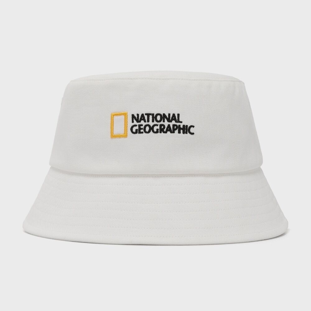 ナショナルジオグラフィック N245AHA700 ネイチャーコットンバケットハットホワイト