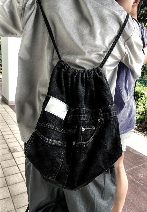 [COSYHARU公式]siwa denim pants bag
