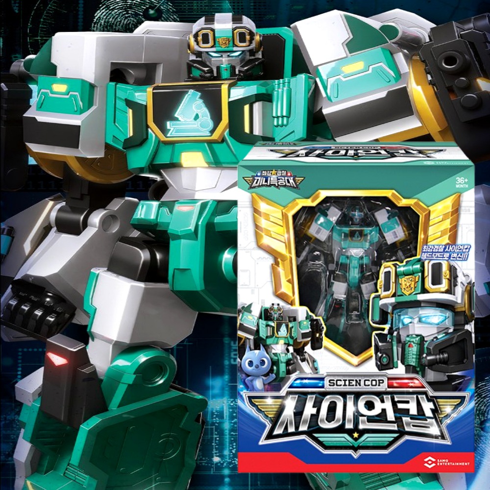 NEW]ミニ特攻隊サイオンコップ/ロボット/変身ロボット/アクションフィギュア/誕生日プレゼント/男性/アニメ/韓国
