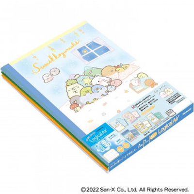 他サイト： ナカバヤシ ロジカルエアー セミB5 すみっコ おとまり＆キャンプ 5P NCLB505A-5Pの商品画像