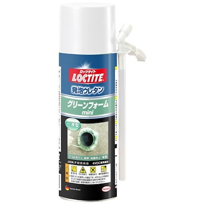 他サイト： ヘンケルジャパン LOCTITE 発泡ウレタン グリーンフォーム ミニ 297g DGM-300の商品画像