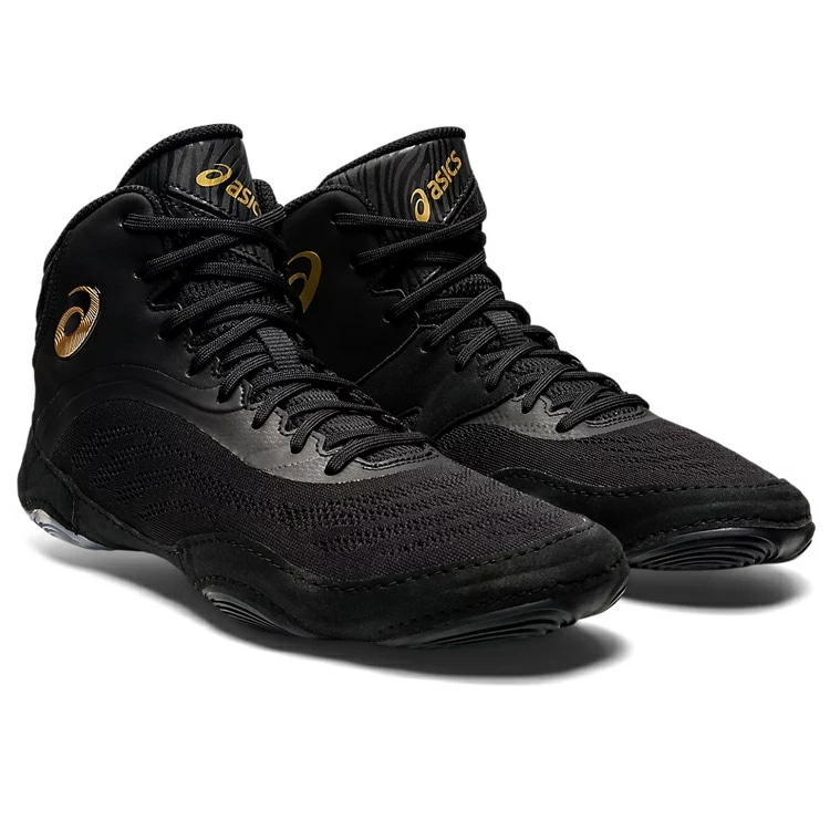 スプリットエリート レスリングシューズ 26.0cm ブラック×ピュアゴールド #1081A050-002
