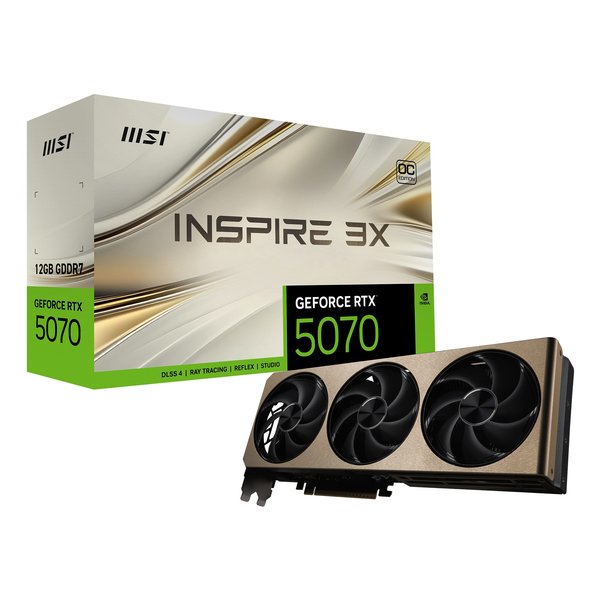 GeForce RTX 5070 12G INSPIRE 3X OC グラフィックボード G5070-12I3C 63,349円