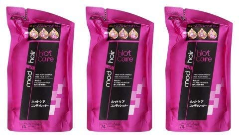 Qoo10最安値挑戦 【3個セット】モッズ・ヘア ホットケア コンディショナー つめかえ用 350ml×3個