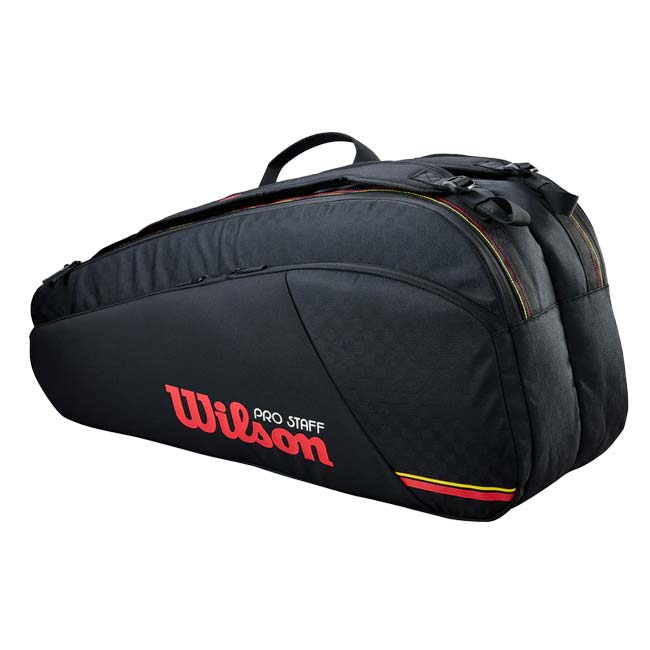 ウィルソン(Wilson) 2026 PRO STAFF CLASSIC 6PK プロスタッフ クラシック 6PK ラケットバッグ テニスバッグ WR8051801001ブラック
