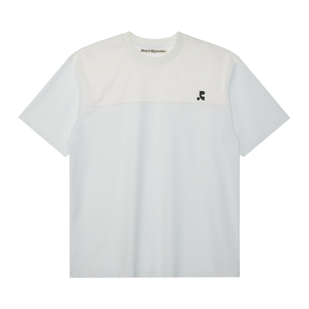 [REST&RECREATION] MESH CREWNECK Tシャツ ★新作★韓国★人気★ Qoo10 rest&recreation MESH CREWNECK ロゴ 半袖