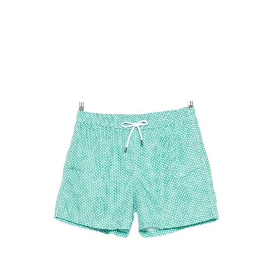 FEDELI Men Swim Pants TU000318 F208 11 GREEN WHITE