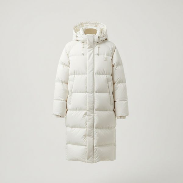[25FW] Long Down Jacket Ivory