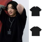 【A NOTHING】★BTS着用★VINTAGE P. DYEING CUT-OUT BOX TEE BTS JUNGKOOK A NOTHING VINTAGE P. DYEING CUT-OUT BOX 1/2 TEE
