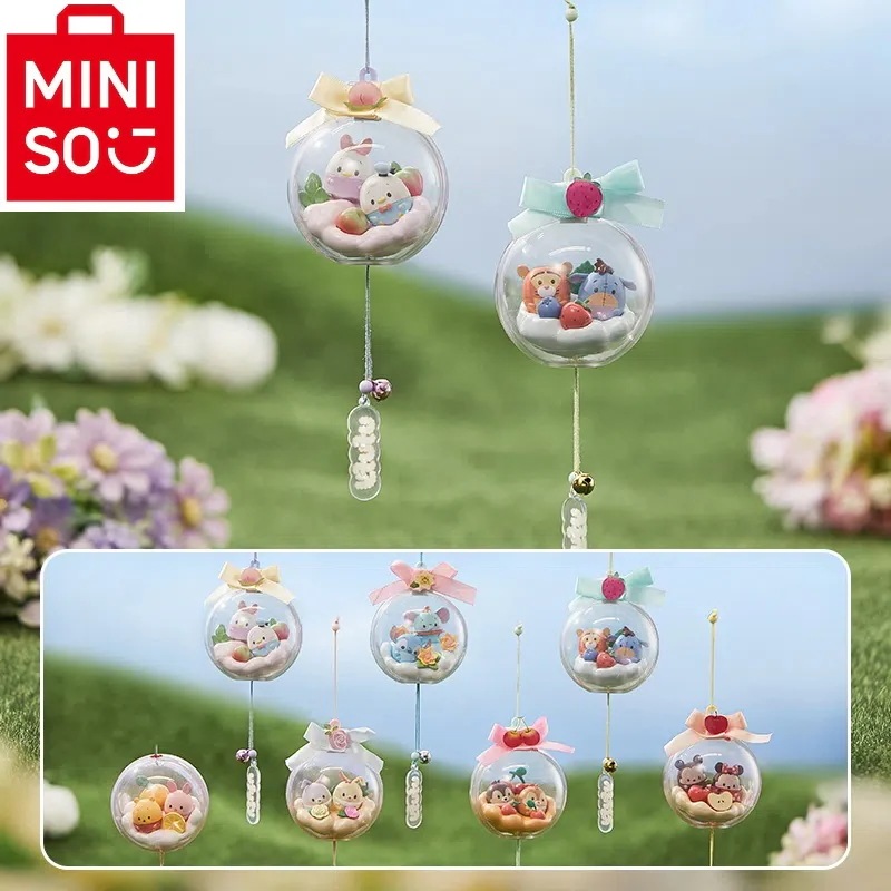 m i n i s o名創優品 正規品保証 ディズニーufufy フラワーシリーズブラインドボックスフィギュアオーナメントトレンド風鈴