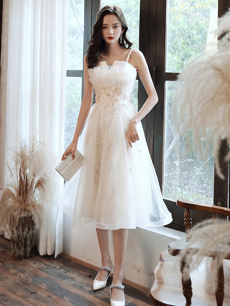 8018キャミソール　イブニングドレス　カラードレス　ロングドレス　結婚式二次会　忘年会　発表会　披