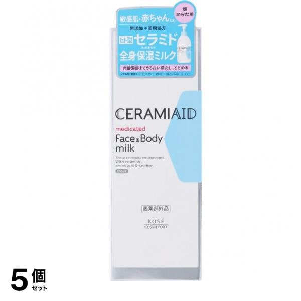 セラミエイド 薬用スキンミルク 250mL 5個セット 5,827円