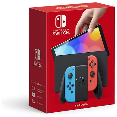 メガ割【クーポンOK】新品未開封　有機EL Switch ネオン/ブルー