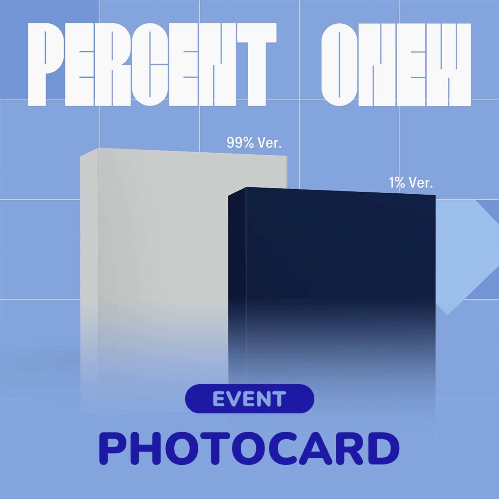 【予約/イベント】【セット/アルバム2種】 ONEW ( of SHINee ) - PERCENT (Photobook Ver.) + WITHMUU PHOTOCARD