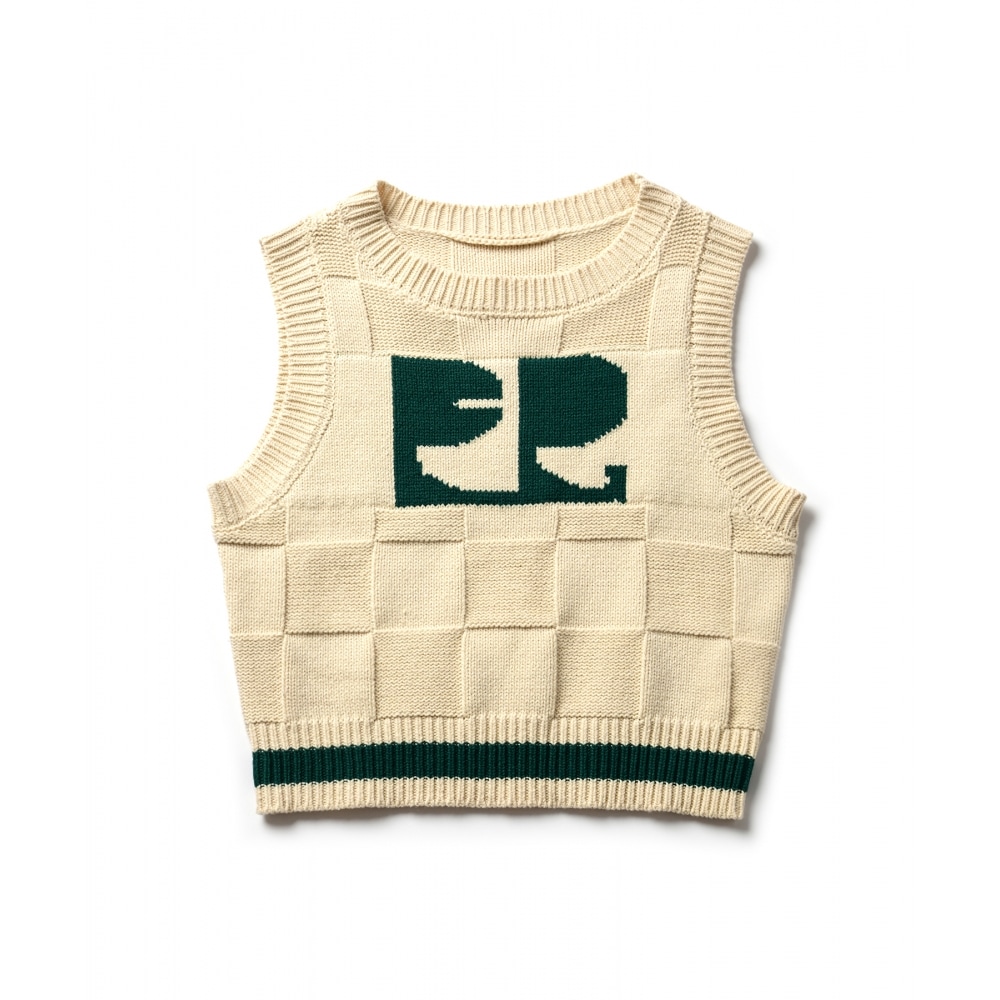 FREI FR ロゴニットベスト (アイボリー)