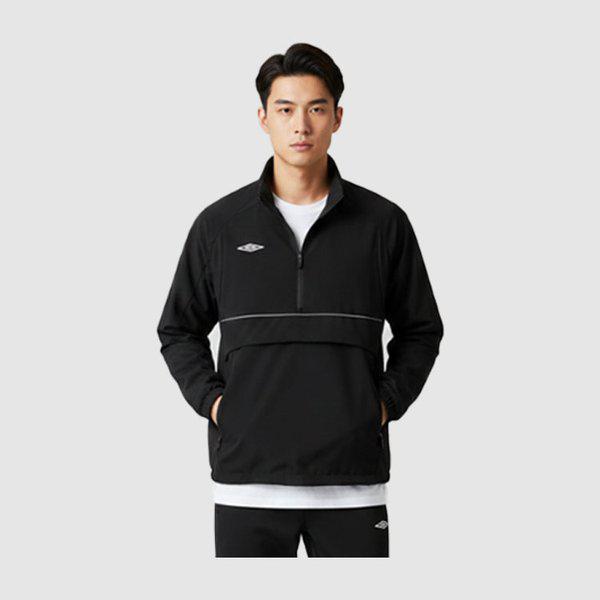 オールラウンドストレッチスタンドネックアノラック UR121SWT21-BLK0
