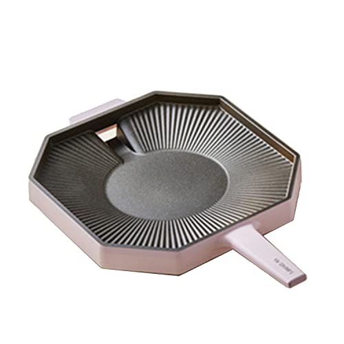 色：パープル ドクターハウス グリルパン 余分な油が落ちて跳ねない グリルプレート palette