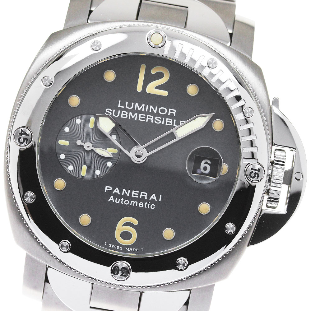 パネライ PANERAI PAM00170 ルミノール サブマーシブル 自動巻き メンズ 箱・保証書付き_834079【中古】