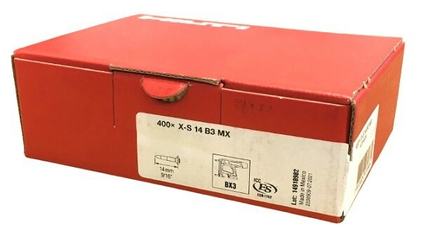 HILTI ヒルティ BX 3用ピン 連発 X-S 14 B3 MX 400本 14mm