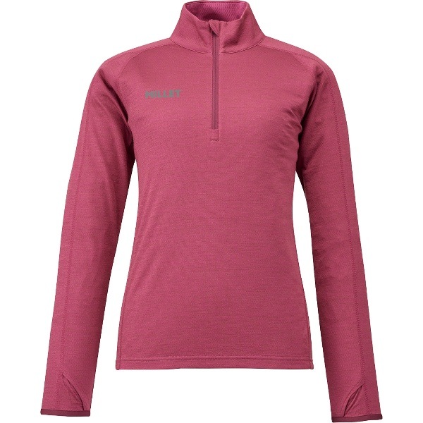 MILLET ミレー CASTOR WOOL II ZIP LS W アウトドア 長袖Tシャツ MIV01987-N9413 レディース